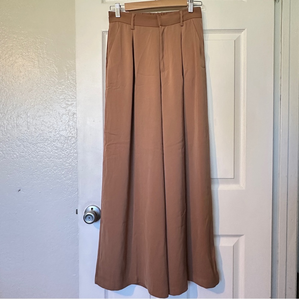 Tronjori High Waist Casual Wide Leg Palazzo Pants/Trousers